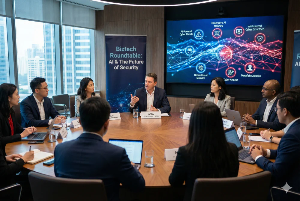 Event: Axel talks about AI-Powered Cyber Threats at Biztech Roundtable